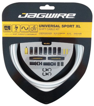 Zestaw przerzutkowy Jagwire Universal Sport XL biały