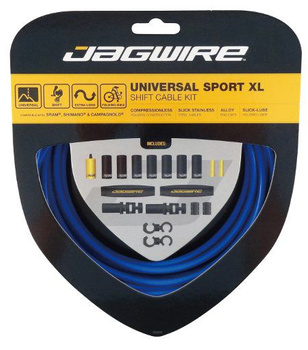 Zestaw przerzutkowy Jagwire Universal Sport XL niebieski