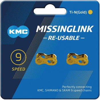 Spinka KMC MissingLink 9R Ti-N Gold 9-speed 2szt.