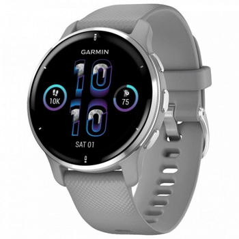 Garmin Venu 2 Plus srebno/szary - zegarek sportowy GPS