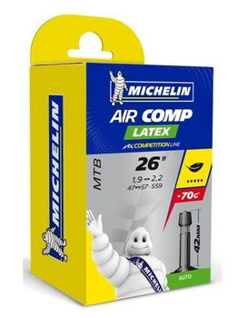 Dętka Michelin C4 Aircomp Latex 26x1.9/2.2 auto 42mm