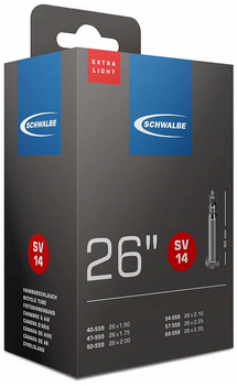 Dętka Schwalbe SV14 Extra Light MTB 26x1.50-2.10 presta 60mm