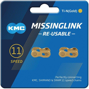 Spinka KMC MissingLink 11R Ti-N Gold 11-speed 2szt.