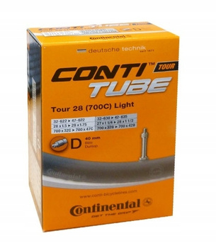Dętka Continental Tour Light 28x1.25 -1.75 Dunlop 40mm (700x32/47C)