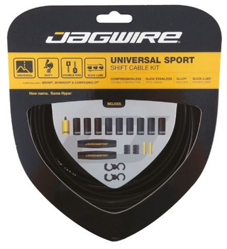 Zestaw przerzutkowy Jagwire Universal Sport czarny