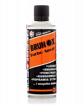 Spray BRUNOX Turbo czyszcząco-konserwujący 300ml