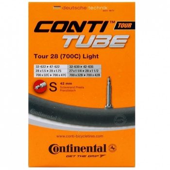 Dętka Continental Tour 28 All Light 28x1,25-1,75 Presta 42 mm (700x32x47C)