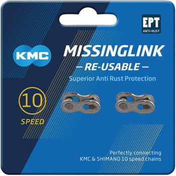 Spinka KMC MissingLink 10R EPT Silver 10-speed 2szt.