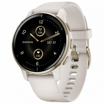 Garmin Venu 2 Plus jasnokremowy złoty - zegarek sportowy GPS