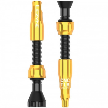 Zawór Lezyne Tubeless Valve CNC 44mm 2szt. złote