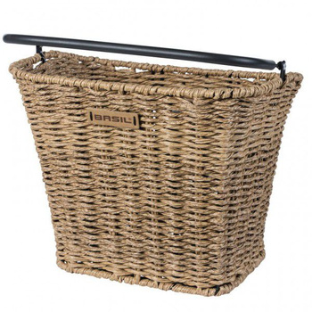 Kosz rowerowy Basil Bremen Rattan Look BE/KF