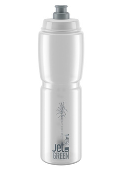 Bidon Elite Jet Green 950ml przezroczysty