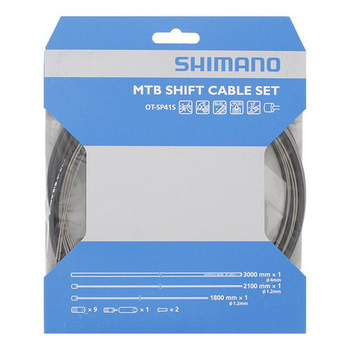 Zestaw Shimano MTB linek, pancerzy, końcówek do przerzutek